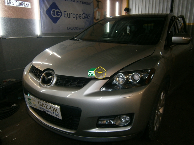 Установка ГБО на авто Mazda CX 7 газ на машину Gaz Ok Газ ОК Киев